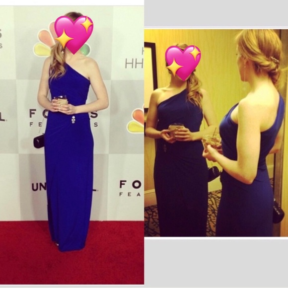 Ralph Lauren Evening Gown One Shoulder - Size 6 - Picture 1 of 8